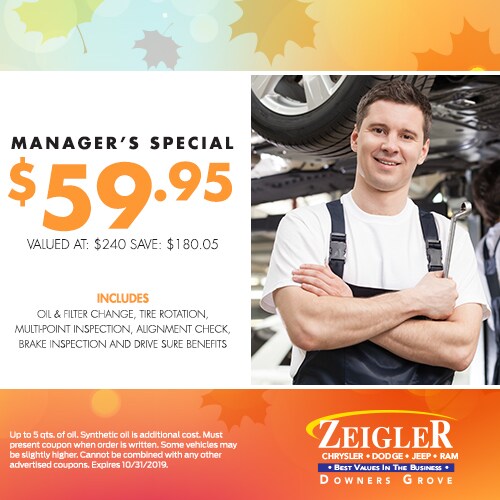 harold zeigler oil change coupons